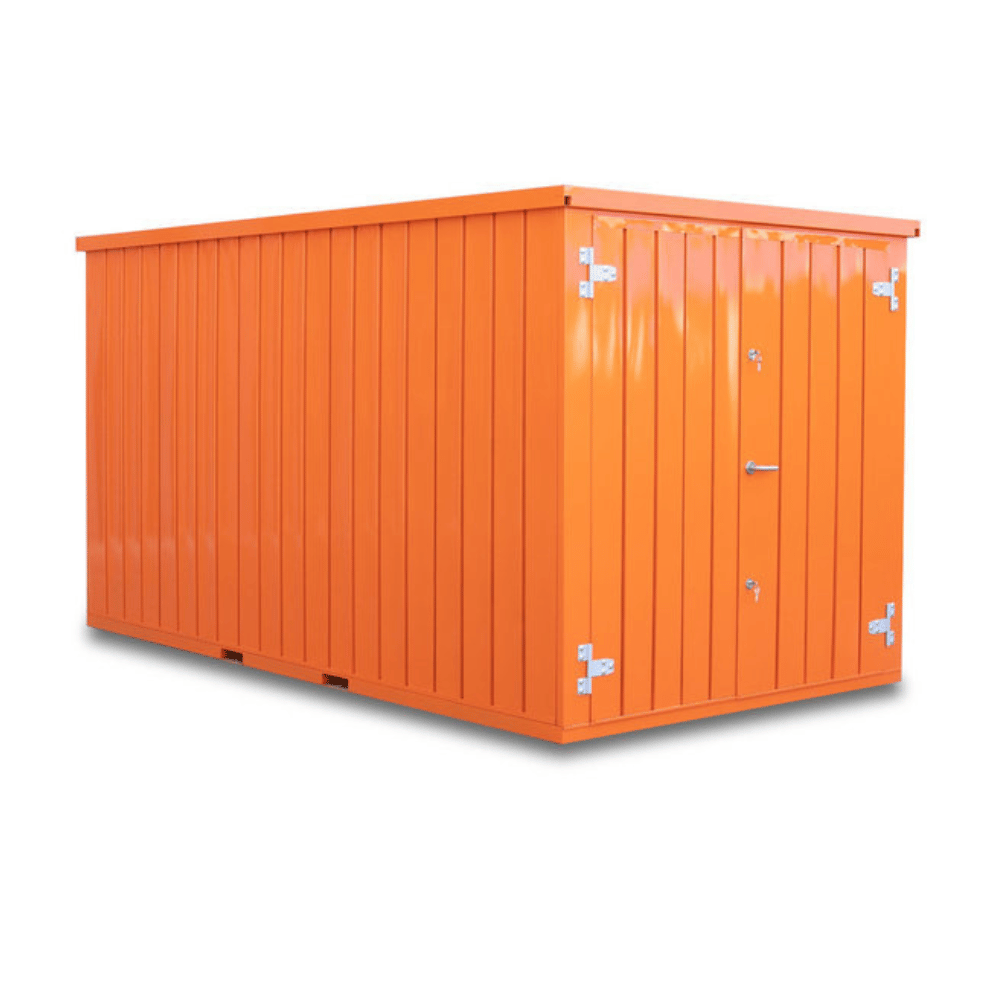 Alloy Plus Series 7×13 steel flat-pack storage container